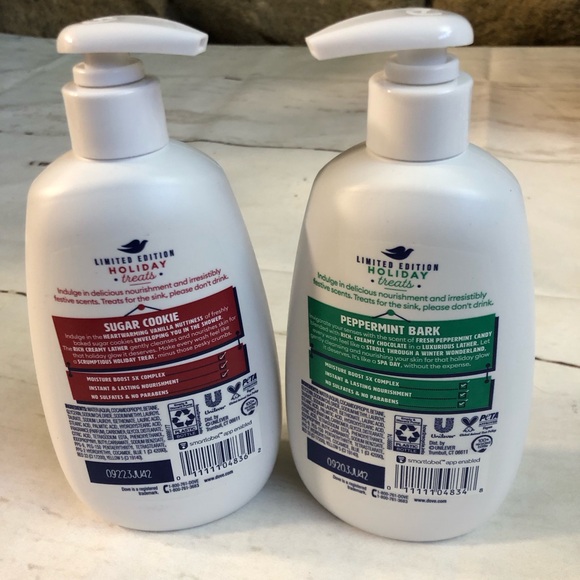 Dove Limited Edition Holiday Treats Sugar Cookie Peppermint Hand Wash 12 Oz - Picture 4 of 4